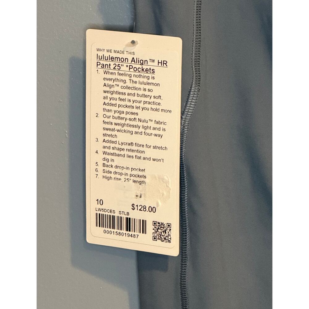 NWT lululemon Align High-Rise Pant with Pockets 25" - Picture 4 of 7